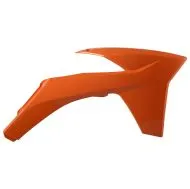 Plastic radiator covers Polisport KTM SX / SX-F / EXC / EXC-F / XC / XC-F KTM Orange OEM Color
