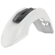 Μπροστινό φτερό universal POLISPORT SM LINE - SUPERMOTARD UFX WHITE