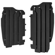 Преден предпазител за радиатор POLISPORT KAWASAKI KX450F(12-15)  BLACK