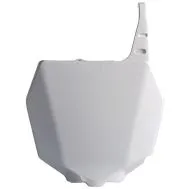 Front Plate Polisport Suzuki RM125 / 250 - 2001-08 / RMZ250 - 2007-09 / RMZ450 - 2005-07 White OEM Color