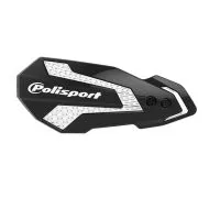 POLISPORT MX FLOW BETA BLACK/WHITE handlebar protector
