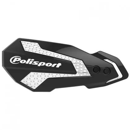 Handlebar guard POLISPORT MX FLOW KTM/HUSQ/SHERCO/GAS GAS BLACK/WHITE