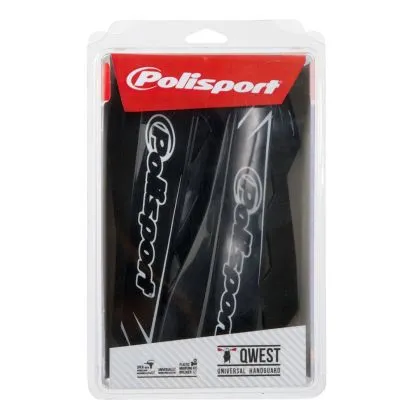 Handlebar protector POLISPORT QWEST UNIVERSAL BLACK - PLASTIC