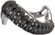 Προστατευτική γενιά POLISPORT ARMADILLO PIPE GUARD - ΜΑΥΡΟ