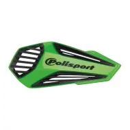 POLISPORT MX AIR Green / Black handlebar protectors