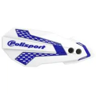 Handlebar protectors POLISPORT MX FLOW YAMAHA YZ/YZF/WR 2008-2023 WHITE/BLUE