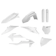 Full Plastic MX Replica Kit POLISPORT for KTM SX/ SX-F/ XC/ XC-F - 2019-21 White BD