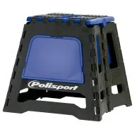 Polisport folding motorcycle stand - blue