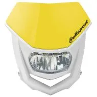 Headlight Polisport HALO LED - WHITE/YELLOW