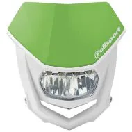 Headlight Polisport HALO LED - WHITE/GREEN
