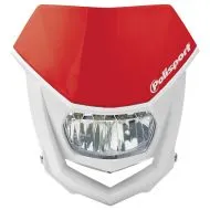 Headlight Polisport HALO LED - WHITE/RED