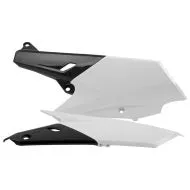 Polisport Side Panels for Yamaha YZ250F-2014-18 / YZ250F-2014-17 / YZ250FX-2015-20 /YZ450FX WR450F-2016-18 / WR250F -2014-15 - White/Black