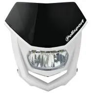 Headlight Polisport HALO LED - WHITE/BLACK