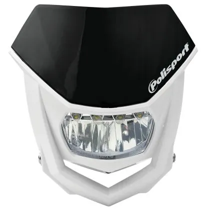 Headlight Polisport HALO LED - WHITE/BLACK