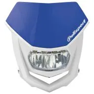Headlight Polisport HALO LED - WHITE/BLUE
