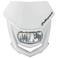 Headlight Polisport HALO LED - WHITE/WHITE