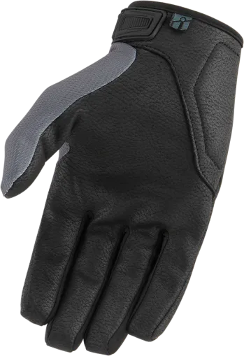 Motorcycle gloves ICON HOOLIGAN CE - GRAY
