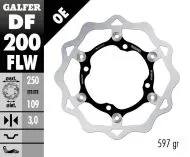 Плаващ преден спирачен диск Galfer WAVE FLOATING (C. STEEL) 250x3mm DF200FLW