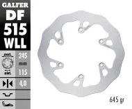 Заден спирачен диск Galfer WAVE FIXED SOLID 245X5MM DF515WLL
