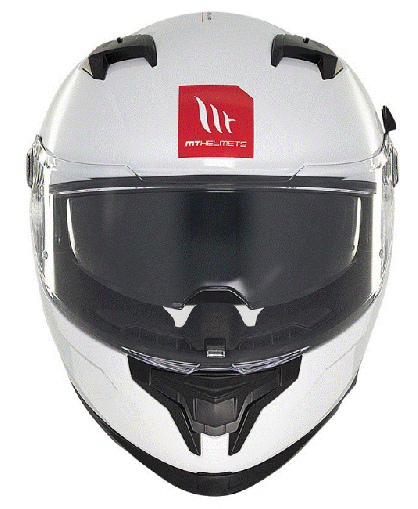 Каска MT BRAKER SV SOLID A0 GLOSS PEARL WHITE