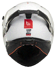 Helmet MT BRAKER SV SOLID A0 GLOSS PEARL WHITE