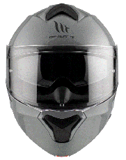 Open helmet MT GENESIS SOLID A12 GLOSS GRAY