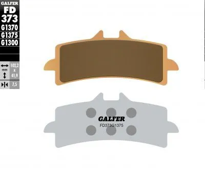 Предни мото накладки Galfer SINTERED RACING COMPOUND FD373G1375R