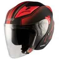 Casca pentru scuter APRO YORK ROSU MAT