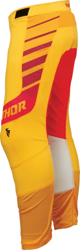 Motocross breeches THOR PRIME ANALOG YELLOW/RED