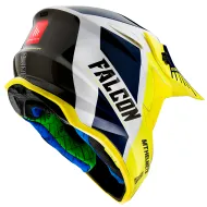 Motocross helmet MT FALCON WARRIOR-YELLOW