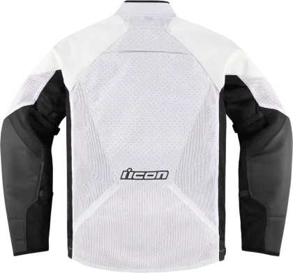 Geaca textila moto ICON HOOLIGAN CE WHITE