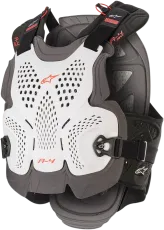 Προστατευτικός προφυλακτήρας ALPINESTARS A-4 Max ΛΕΥΚΟ/ΚΟΚΚΙΝΟ