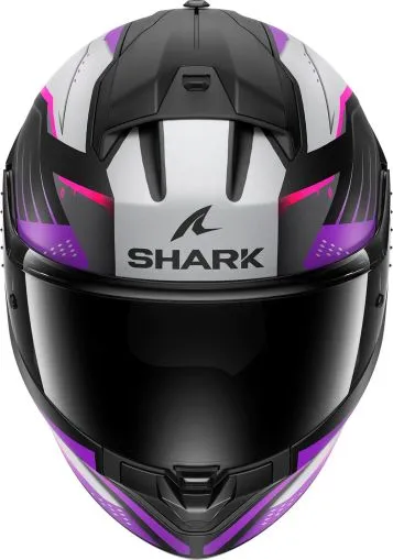 Κράνος SHARK RIDILL 2 BERSEK ΜΑΥΡΟ/ΓΚΡΙ/ΡΟΖ