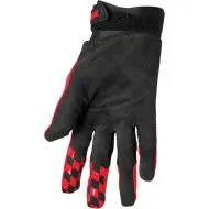 Motocross gloves THOR DRAFT RED/BLACK