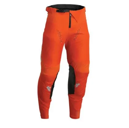 Motocross breeches THOR PULSE MONO LIGHT GRAY/ORANGE