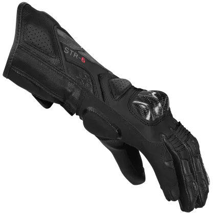 Дамски кожени мото ръкавици SPIDI STR-6 Black