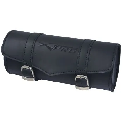 Leather motorcycle bag A-PRO TATANKA-BLACK