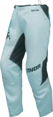 Pantaloni motocross damă THOR FEMEI SECTOR SPLIT ALBASTRU DESCHIS