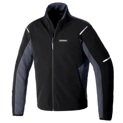 Textile motorcycle jacket SPIDI Mission-T H2Out Black/Ice