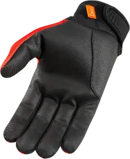 Mănuși textil pentru motociclete ICON ANTHEM 2 - ROȘU