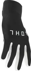 Mănuși Motocross THOR AGILE SOLID NEGRU/ALB