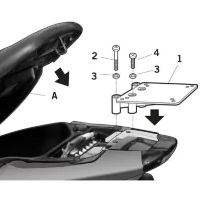 Κιτ τοποθέτησης θήκης SHAD V0NR55ST