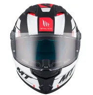 Каска MT STINGER 2 ZIVZE B5 MATT BLACK/WHITE/RED
