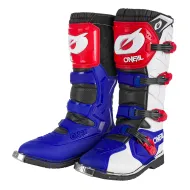 Ghete motocross O'NEAL RIDER PRO ALBASTRU/ROSU/ALB