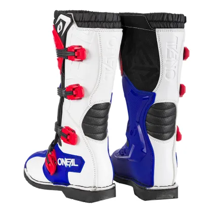 Ghete motocross O'NEAL RIDER PRO ALBASTRU/ROSU/ALB