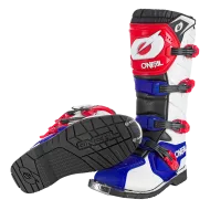 Ghete motocross O'NEAL RIDER PRO ALBASTRU/ROSU/ALB