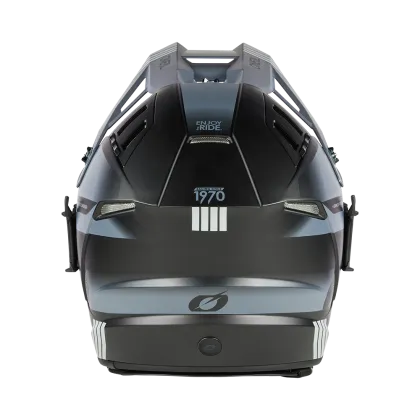 Ендуро каска O'NEAL EX-SRS HITCH BLACK/GRAY V.24