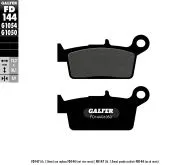 Front/Rear Motorcycle Pads Galfer SEMI METAL FD144G1050