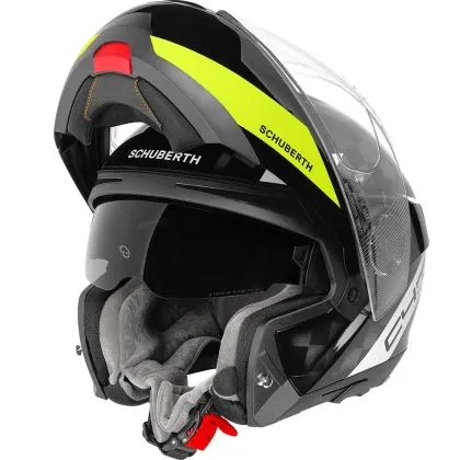 Casca moto SCHUBERTH C4 PRO CARBON AVIO GALBEN