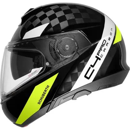 Casca moto SCHUBERTH C4 PRO CARBON AVIO GALBEN